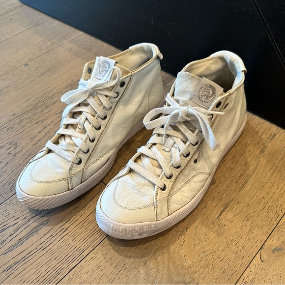 Diesel Leather Sneakers - Picture 2 of 5